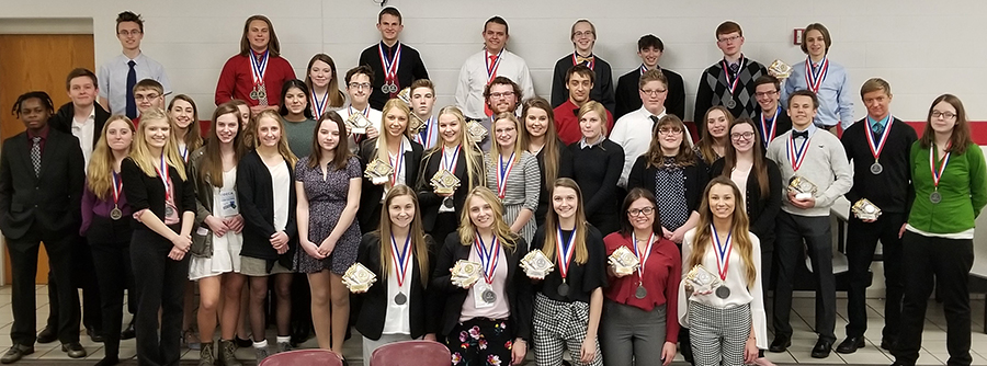 Chippewa Falls was one of 19 high school teams that competed.