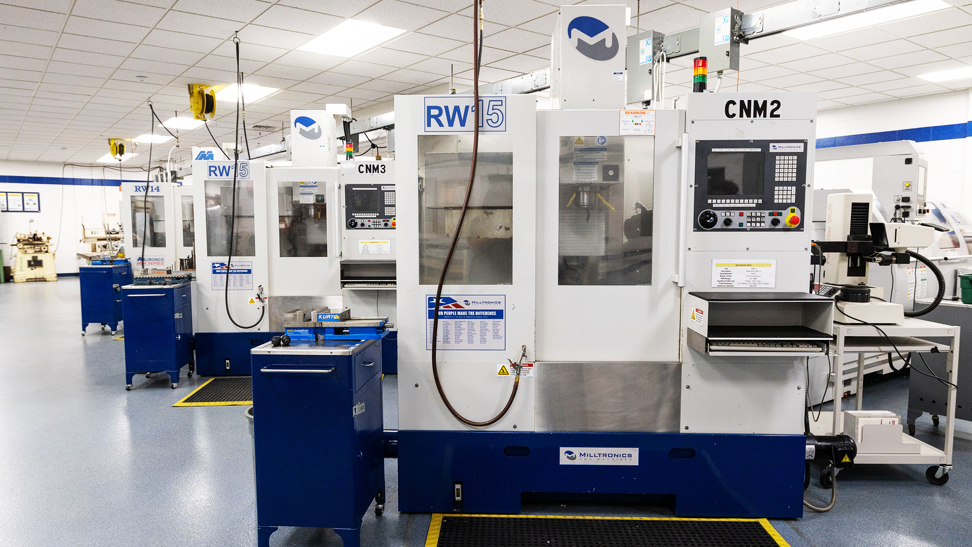 CNC Machine in Metal Forming and Finishing Lab at UW-Stout