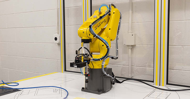 FANUC M-1iA Robot in the Robotics Lab at UW-Stout