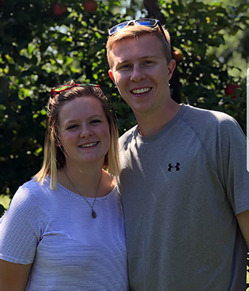 Derrick Buntrock and his wife, Beth