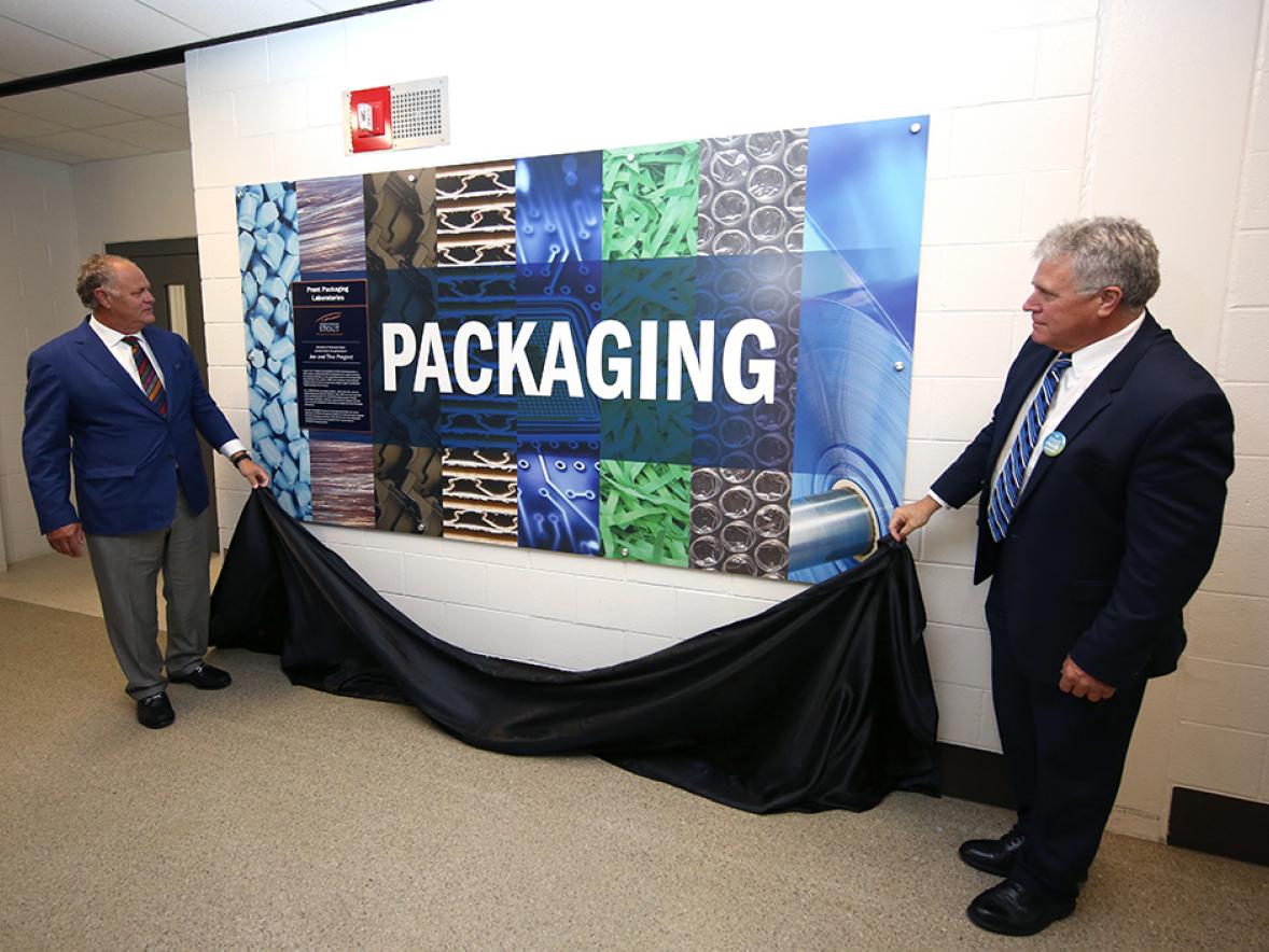 packaging sign unveil